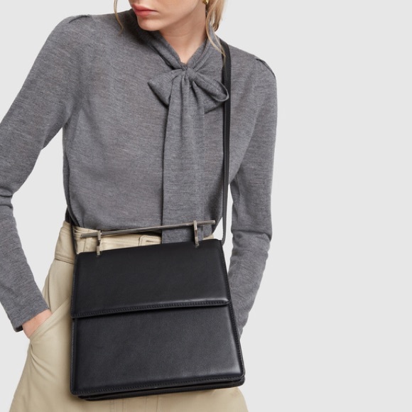 M2MALLETIER La Collectionneuse Mint Green Leather Shoulder Bag - Picture 10 of 10